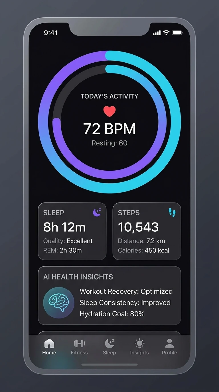 HealthTrack Pro — AI health companion